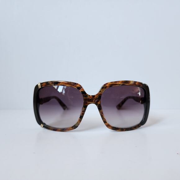Christian Dior Chicago 1 Womens Sunglasses Square Brown Frames Designer READ - Picture 2 of 7